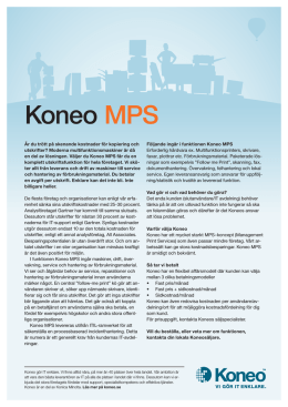 Koneo MPS