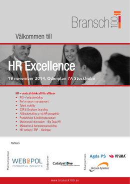 HR Excellence - Bransch100.se