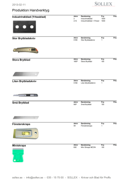 Produktion Handverktyg (pdf)