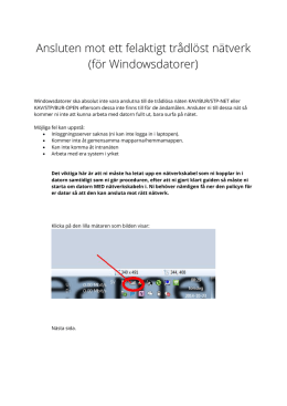 Ansluten mot ett felaktigt trådlöst nätverk (för Windowsdatorer)