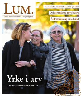 LUM 8 – 2013 - Lunds universitet