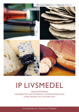 IP LIVSMEDEL - Svenskt Sigill