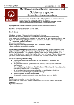 Rapport från observationsschema (PDF) - Mun-H