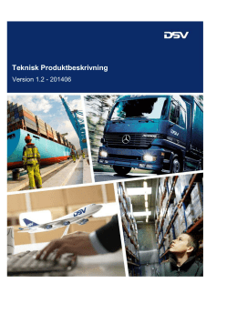 Teknisk produktbeskrivning, ny från 2014-06-24