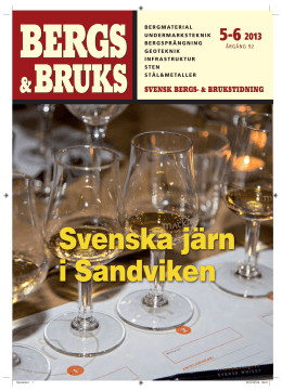 SBB 5-6/2013 - Svensk Bergs