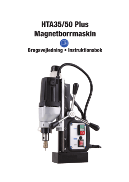 HTA35/50 Plus Magnetborrmaskin
