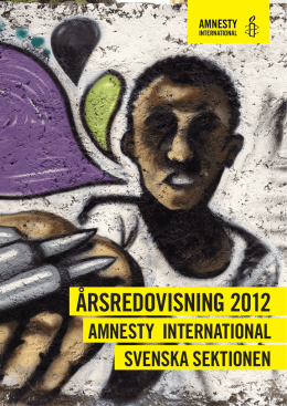 ÅRSREDOVISNING 2012 - Amnesty International