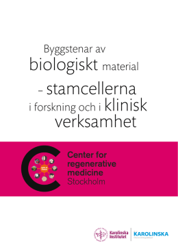 biologiskt material - Regenerative Medicine