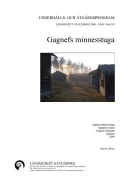 PDF  - Gagnefs Minnesstuga