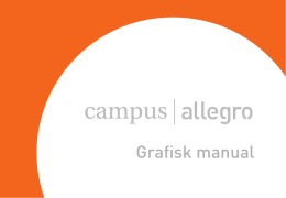 Grafisk manual - Campus Allegro
