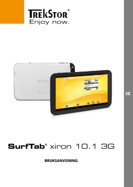 SurfTab® xiron 10.1 3G