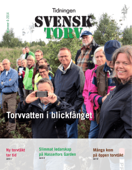 Ladda ner nr 4/2014 - Branschföreningen Svensk Torv
