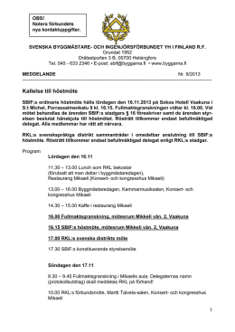 Meddelande 9-2013.pdf - Svenska Byggmästare