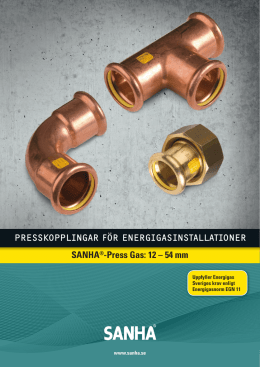Sanha-Press Gas 12 - 54 mm