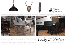 Lodge & Vintage - Permia Inredningar AB