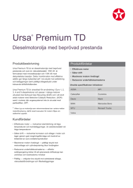 Ursa Premium TD 15W-40