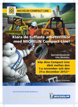 Ladda ner kampanjblad - Michelin