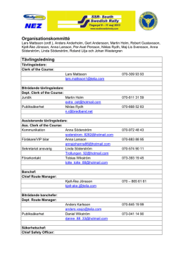 Adresslista chefsfunktionörer 2013 version 3-1