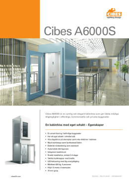 Cibes A6000S - Produktblad