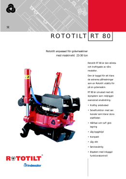 ROTOTILT RT 80 - Maskin Og Konsult AS