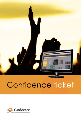 Confidence ticket broschyr