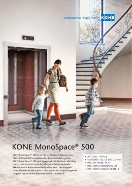 KONE MonoSpace® 500