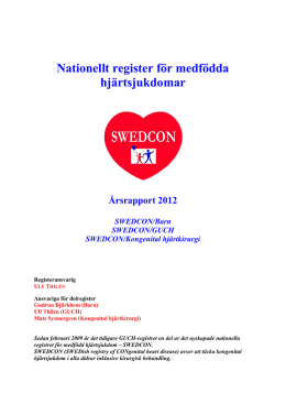 Årsrapport SWEDCON 2012