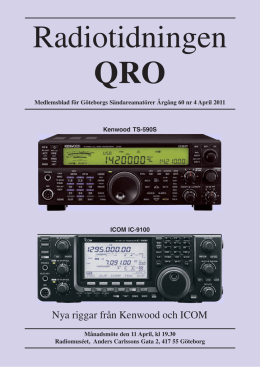 Radiotidningen QRO