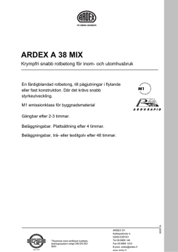 ARDEX A 38 MIX