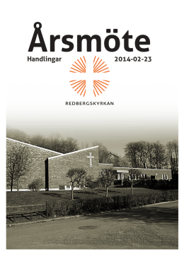 arsmote2014 - Redbergskyrkan