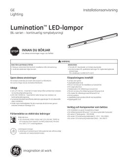 LuminationTM LED-lampor