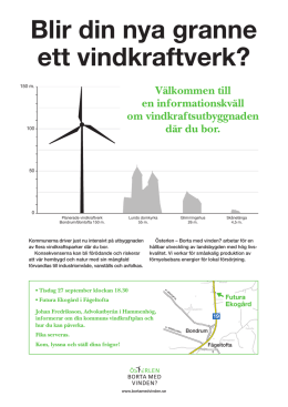 Blir din nya granne ett vindkraftverk?