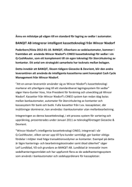 press release in Swedish