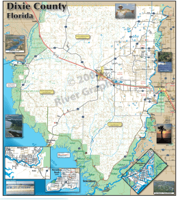 Map - Dixie County, Florida