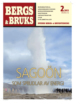 SBB 2/2013 - Svensk Bergs