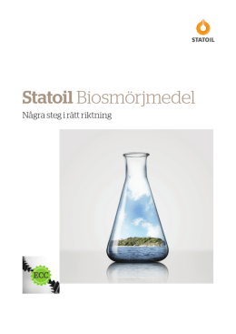 Produktkatalog Statoil Biosmörjmedel