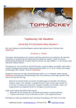 TopHockey Vår Akademi