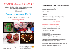 Klicka här för att läsa mer om Sankta Annas Café