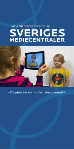 Untitled - Sveriges Mediecentraler