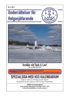 UfH 2013-2 - Helgasjöns Segelsällskap