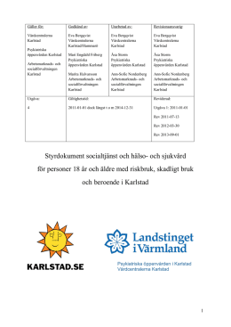 Styrdokument Karlstad (Rev. sep 2013)
