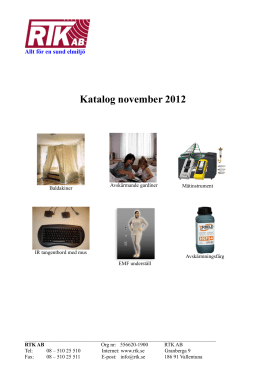 Katalog november 2012