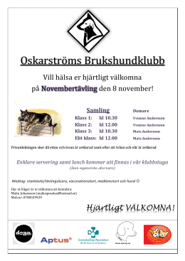 Oskarströms Brukshundklubb
