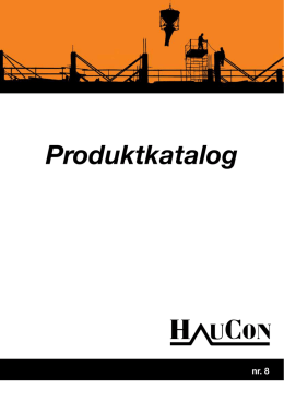 Produktkatalog - HauCon Sverige AB