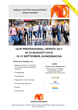 UCM - UPDATE 20-23 aug+ 18-19 sept 2013