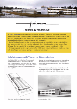 “Futurum – en fläkt av modernism”.