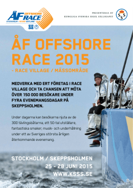 Utställarprospekt - Ladda ner ÅF Offshore Race prospekt