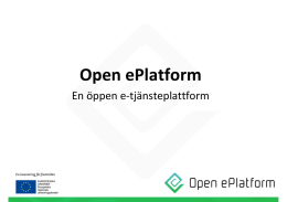 Open ePlatform