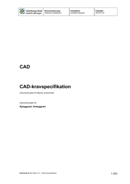 CAD-kravspecifikation