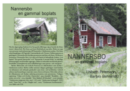 NANNERSBO - Barbro Behrendtz